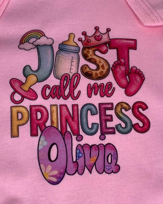 Cache-Couche Personnalisé "Just Call Me Princess"