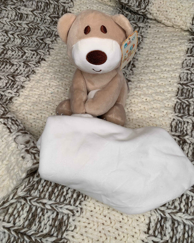 Doudou Ourson avec Couverture Personnalisable